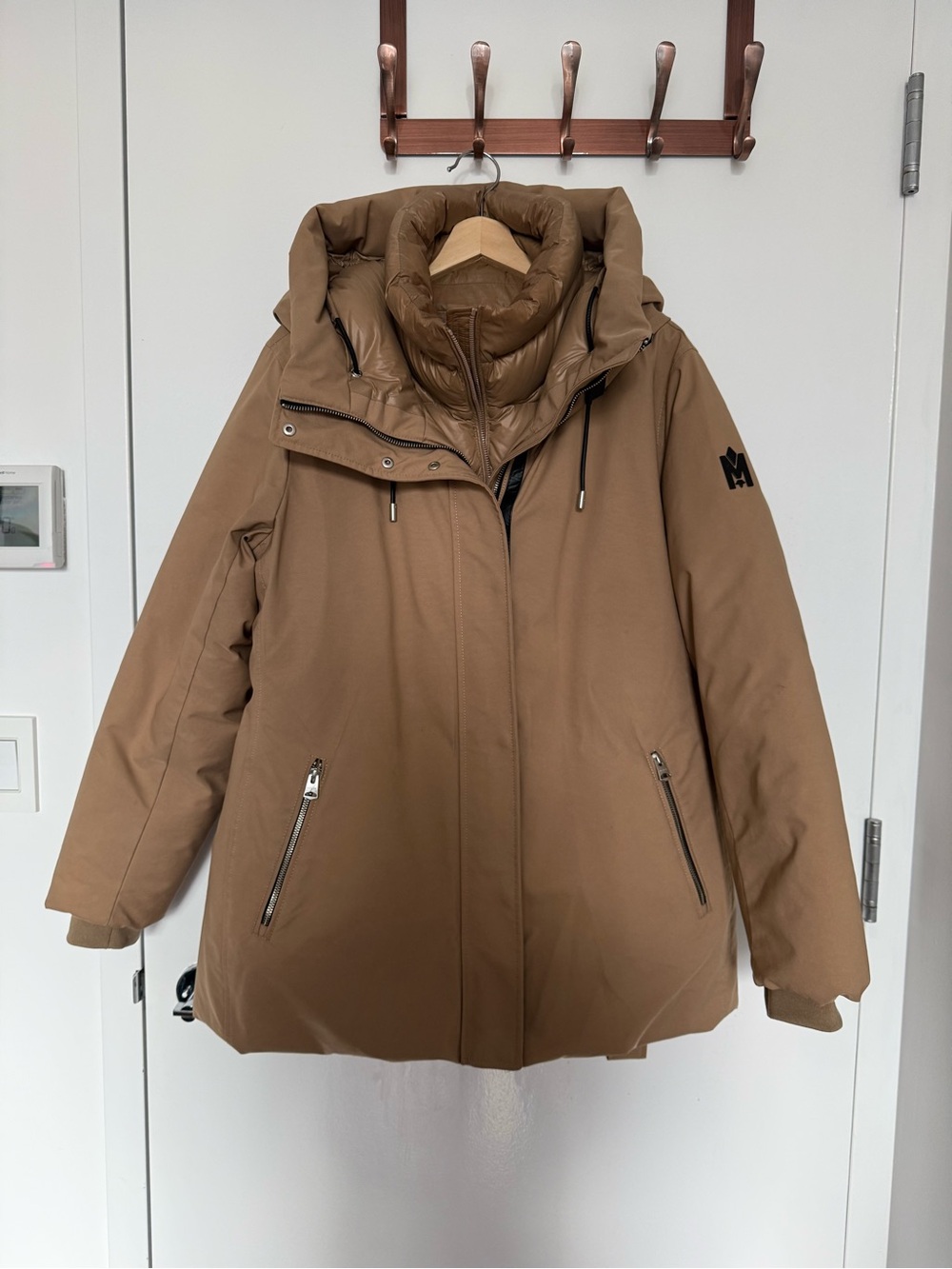 Mackage Women's Tan Brown Parka Jacket